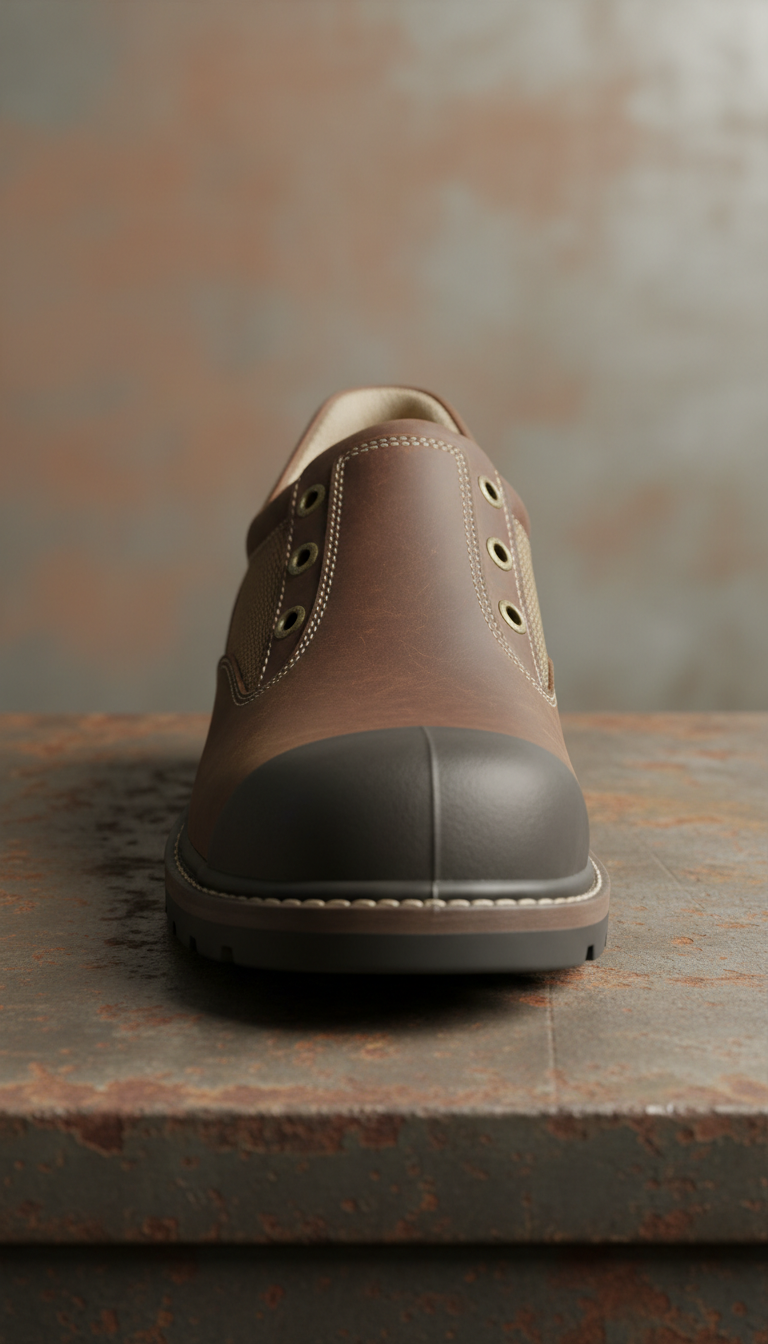 Reinforced Slip-On Tradesman Shoe